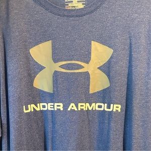 Men’s XL Under Armour Blue Short Sleeve